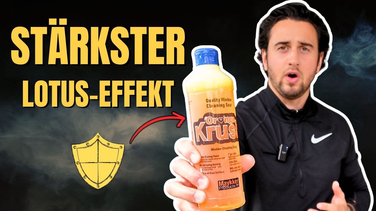 Der stärkste Glasreiniger im Profi Test! MAYKKER Orange Krush