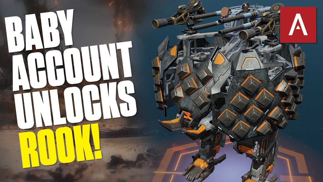 War Robots - Baby Account выигрывает Rook Titan на открытии черного рынка!