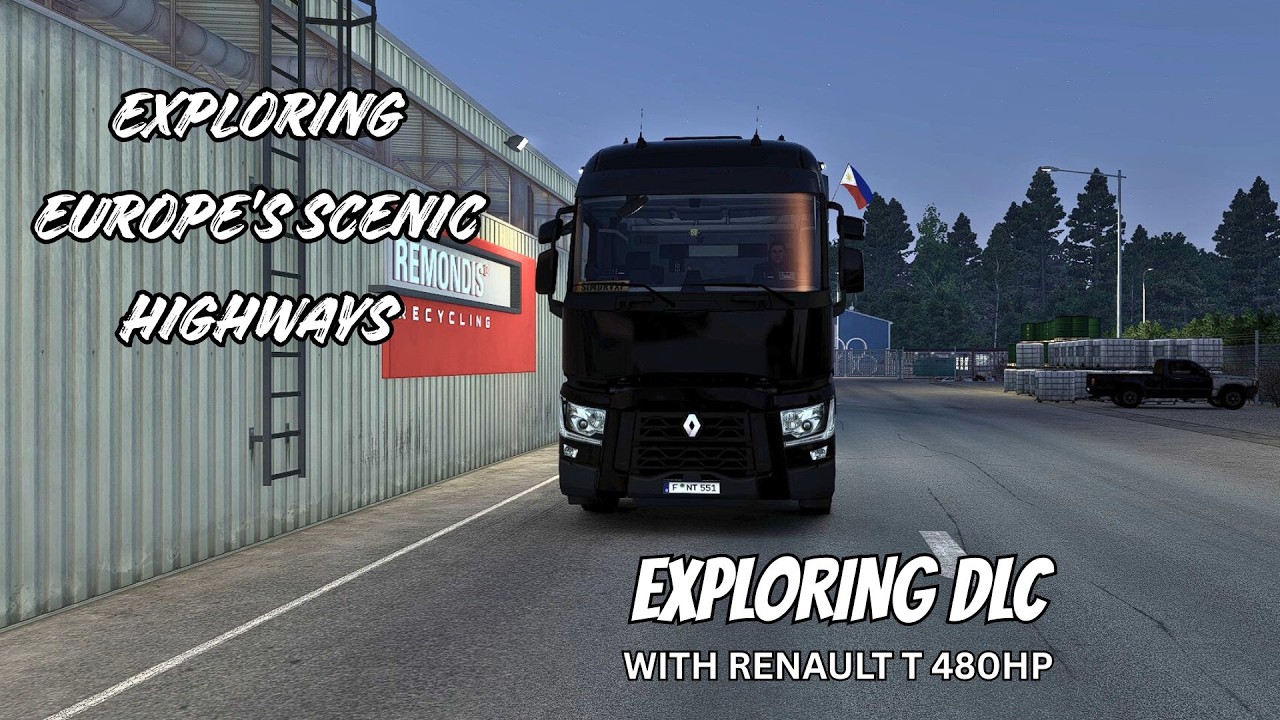 ETS2 v1.58 | POV #47 | Renault T 480 | Exploring Europe’s Scenic Highways | Tagalog Stream
