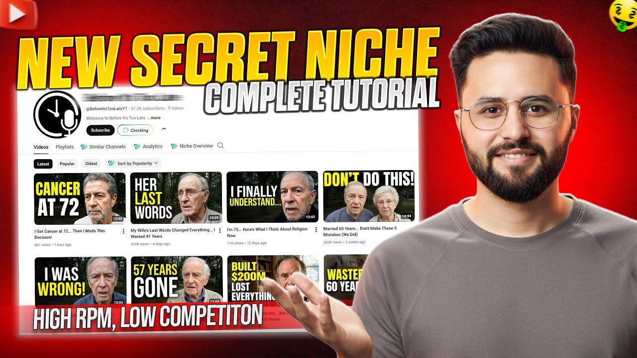 Expert Reveals SECRET YouTube Niche for 2026 with Low Competition & High Demand