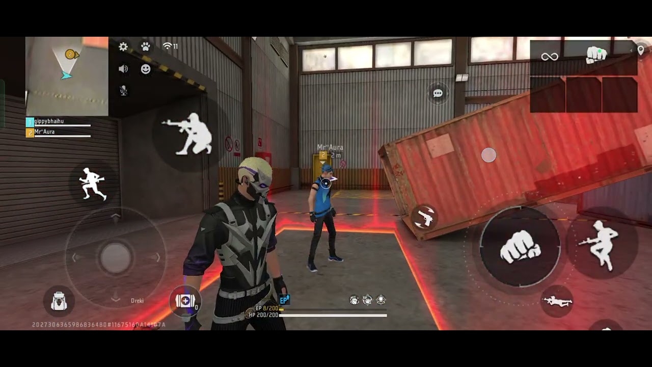Playing free fire first time 