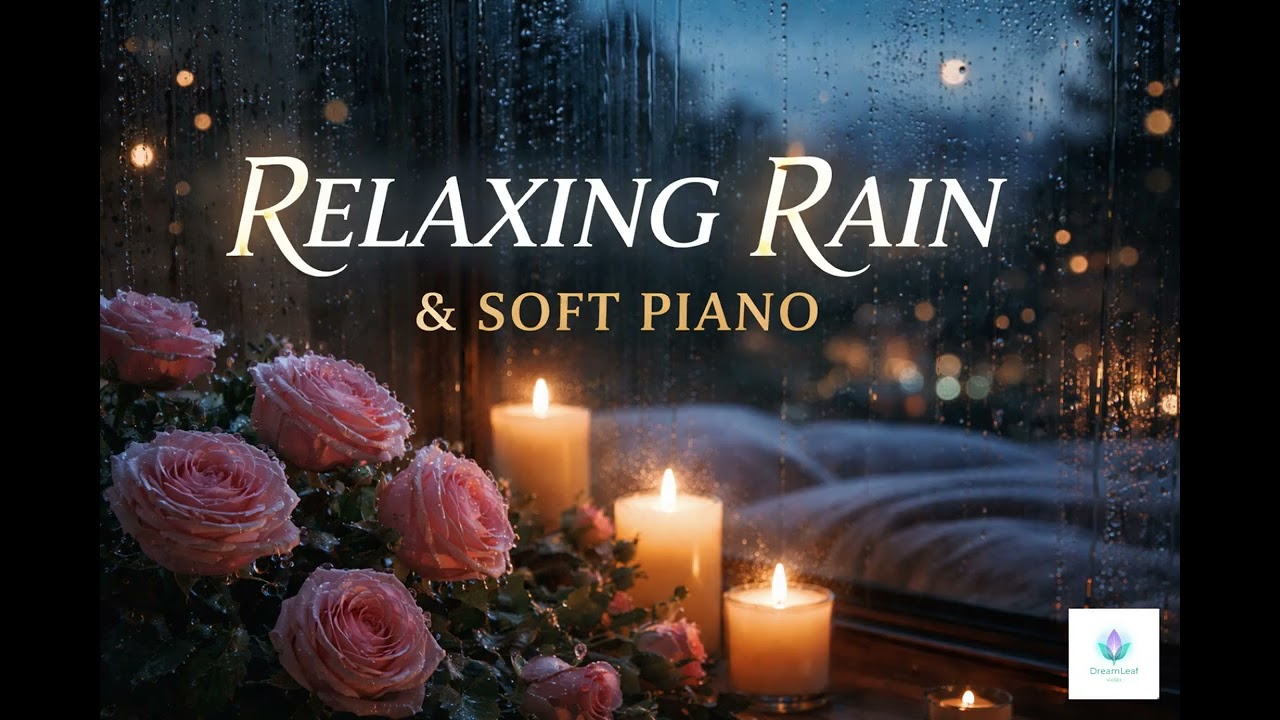 Soft Rain & Gentle Piano 🌙 Release Stress, Clear Negative Thoughts & Deeply Relax