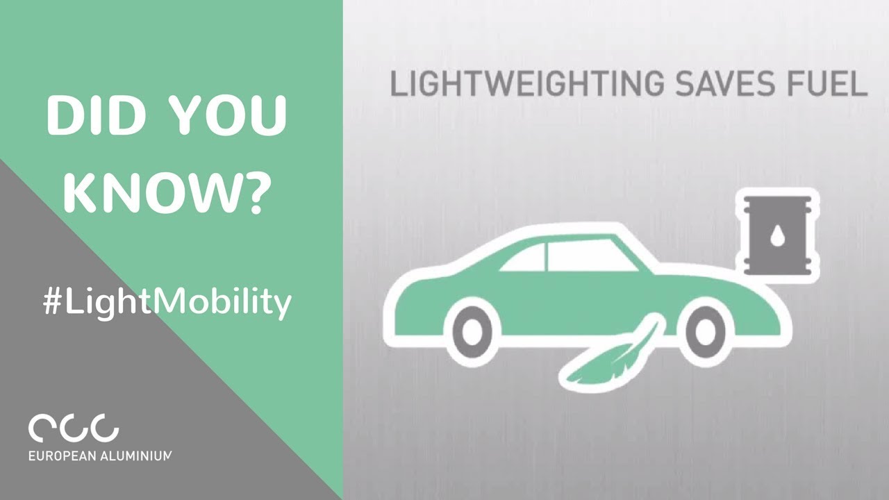#LightMobility: 6/6 benefits: Lightweighting saves fuel