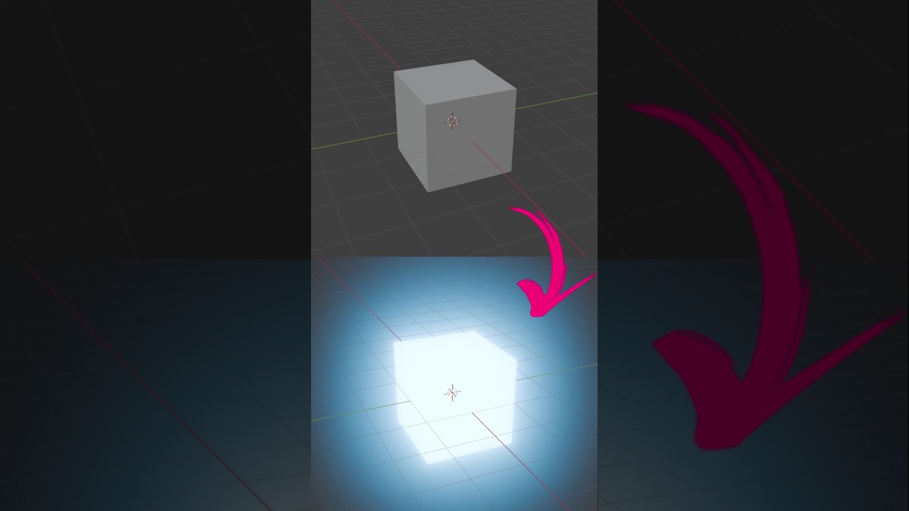 Blender 4.2 How to make Glow Material and Glow Effect for Eevee and Cycles #blender3d #cgian