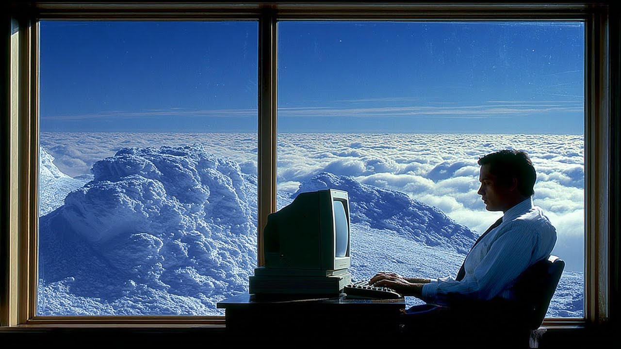 You work quietly above the clouds. Focus music for deep solo flow. Vol. 3