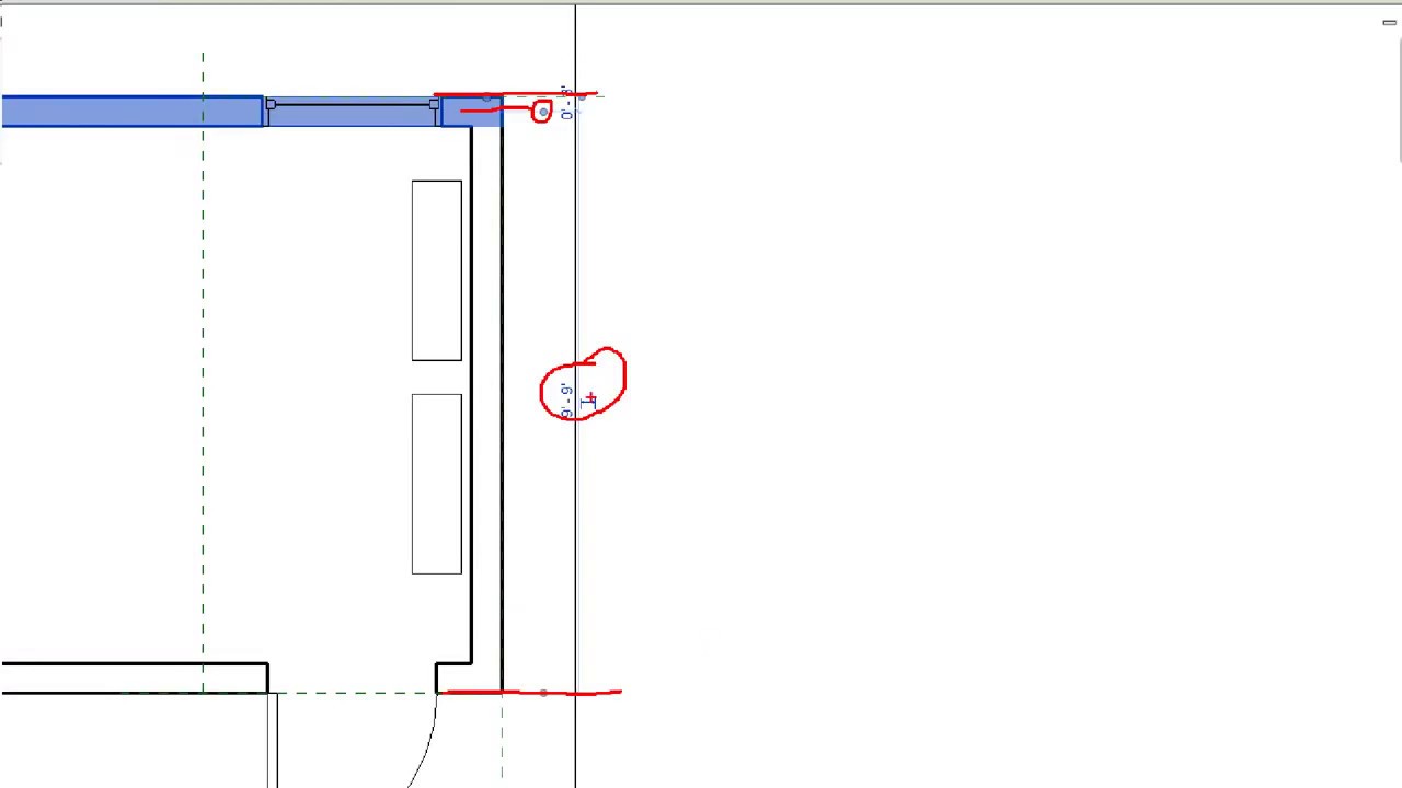 Revit Редактирование размеров стен