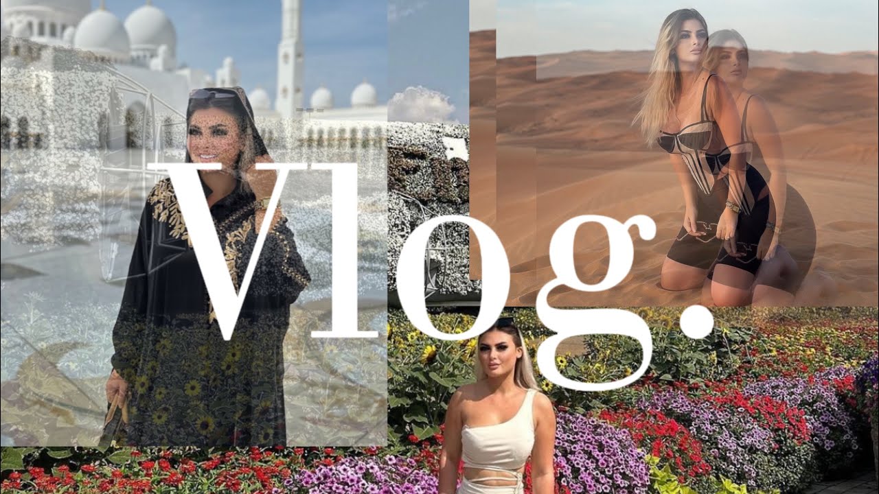 MIRACLE GARDEN DUBAI | SHEIKH ZAYED ABU DHABI | SAFARI DUBAI | Luana’s Vlog