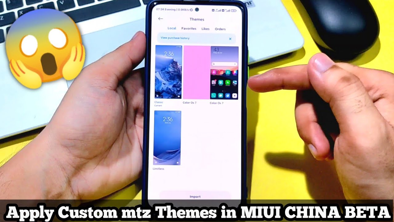 Apply Custom mtz Themes in MIUI China Beta Rom in Any Xiaomi Device ft. Redmi Note 10 Pro/Max 😍😍😍
