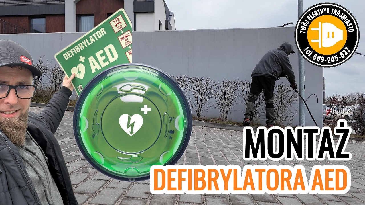 Montaż defibrylatora AED - jak on działa i co właściwie jest w środku?
