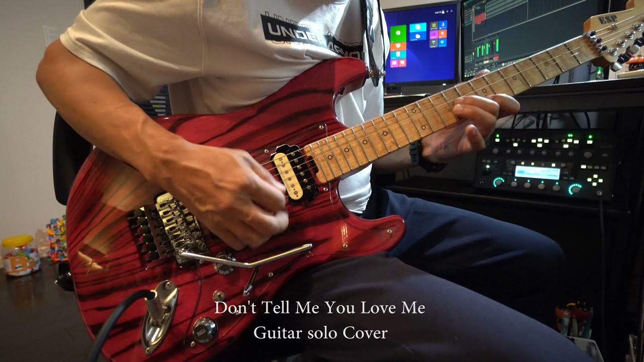 Night Ranger /  Don't Tell Me You Love Me  Guitar solo Cover