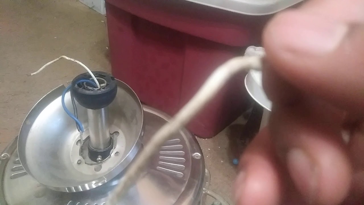 How to wire a ceiling fan to a plug