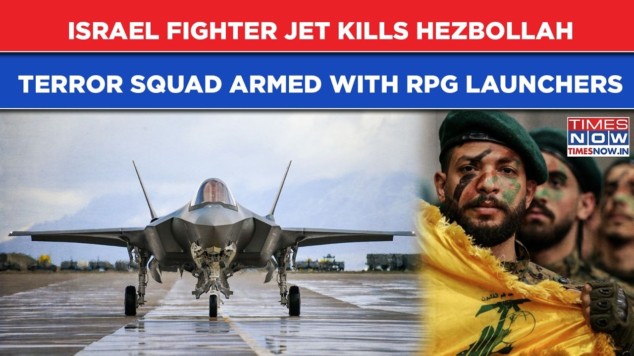 Israel Fighter Jet Wipes Out Entire Hezbollah Squad With Rocket-Propelled Grenade Launchers| Lebanon