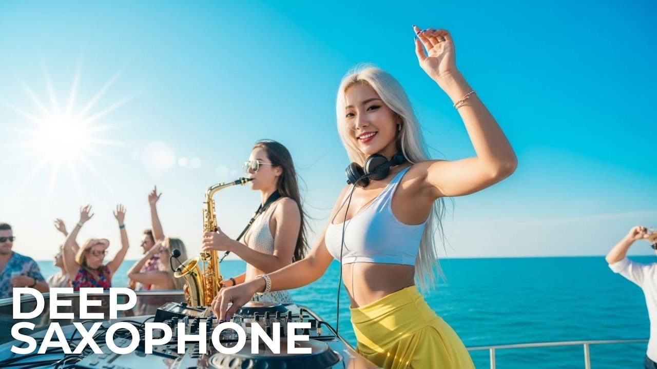 💿🎷 Deep House Saxophone – Club Lights (High Energy Dance & Party Mix) | 1 HOUR | Deep Saxo Ok?