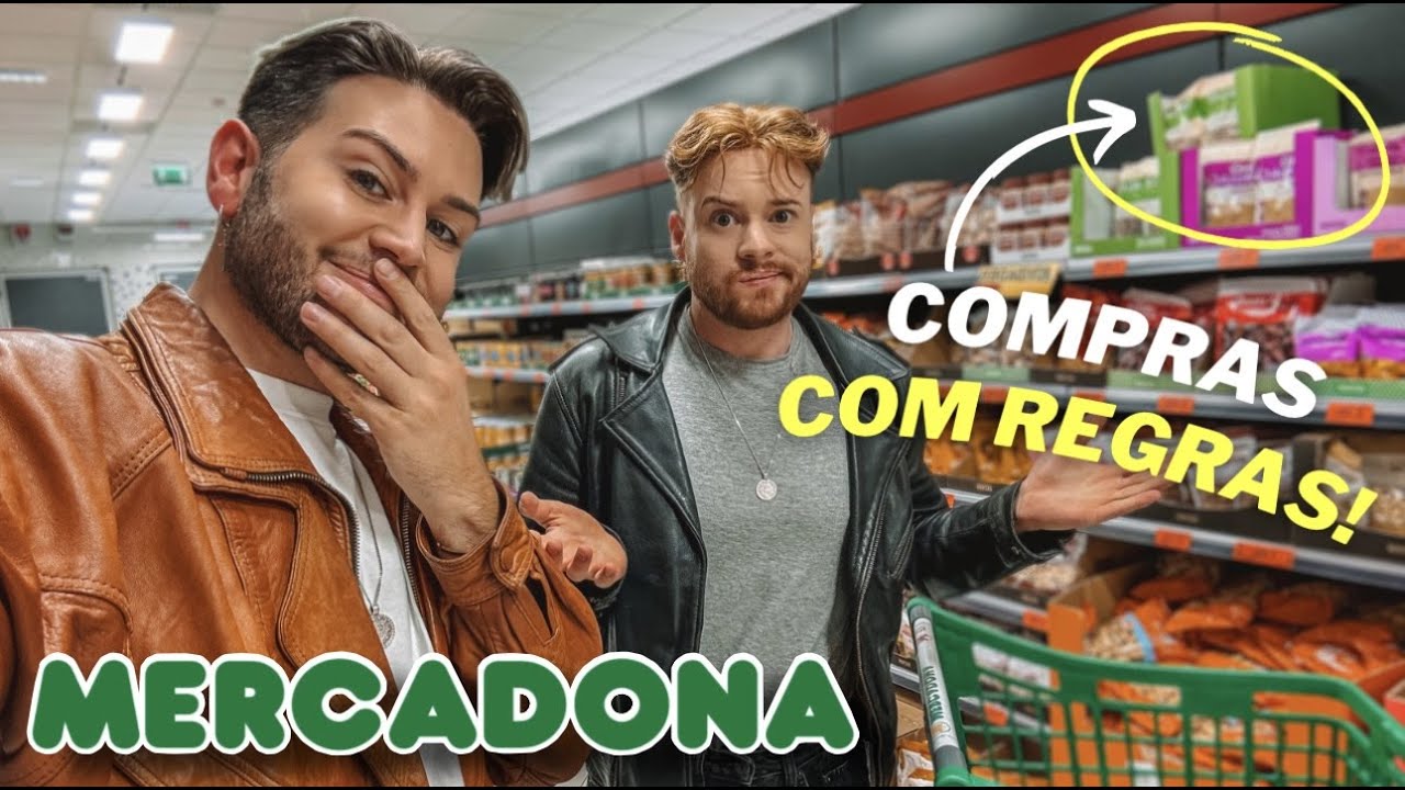 COMIDA QUE NUNCA PROVÁMOS DO MERCADONA *com regras!* 🛒