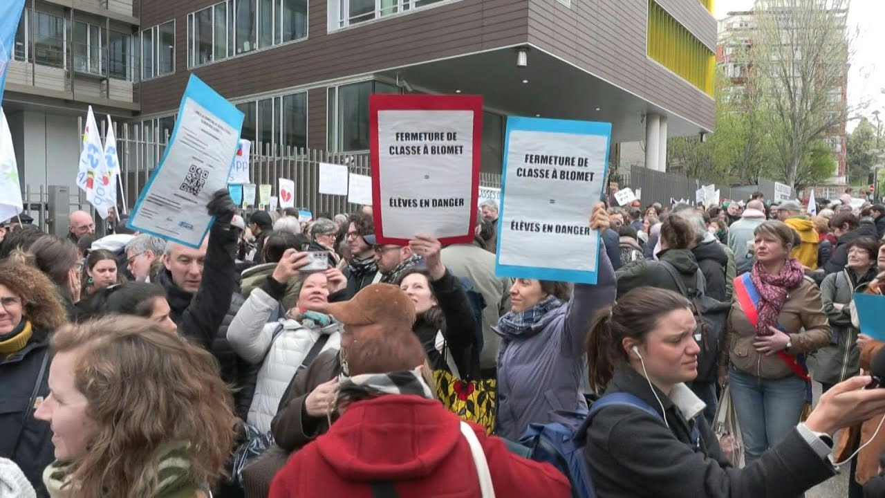 IMAGES Gr&egrave;ve dans l'&Eacute;ducation: rassemblement &agrave; Paris | AFP Images