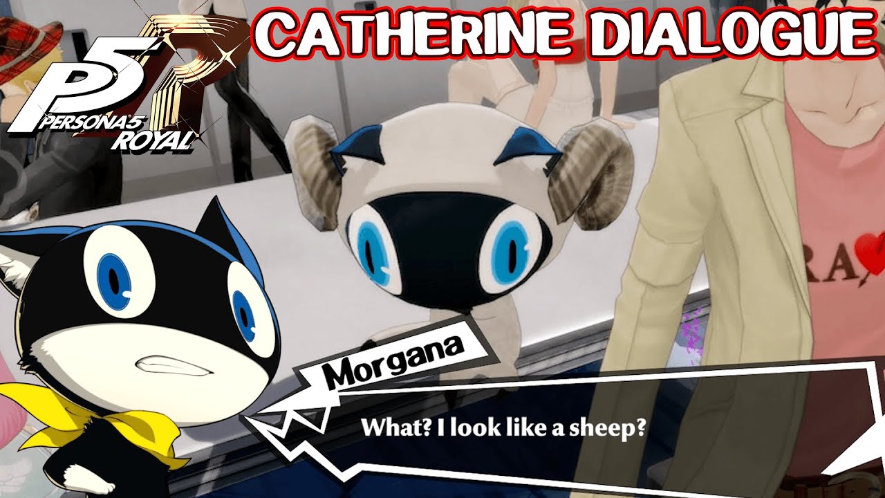 Unused Catherine costume dialogue - Persona 5 Royal