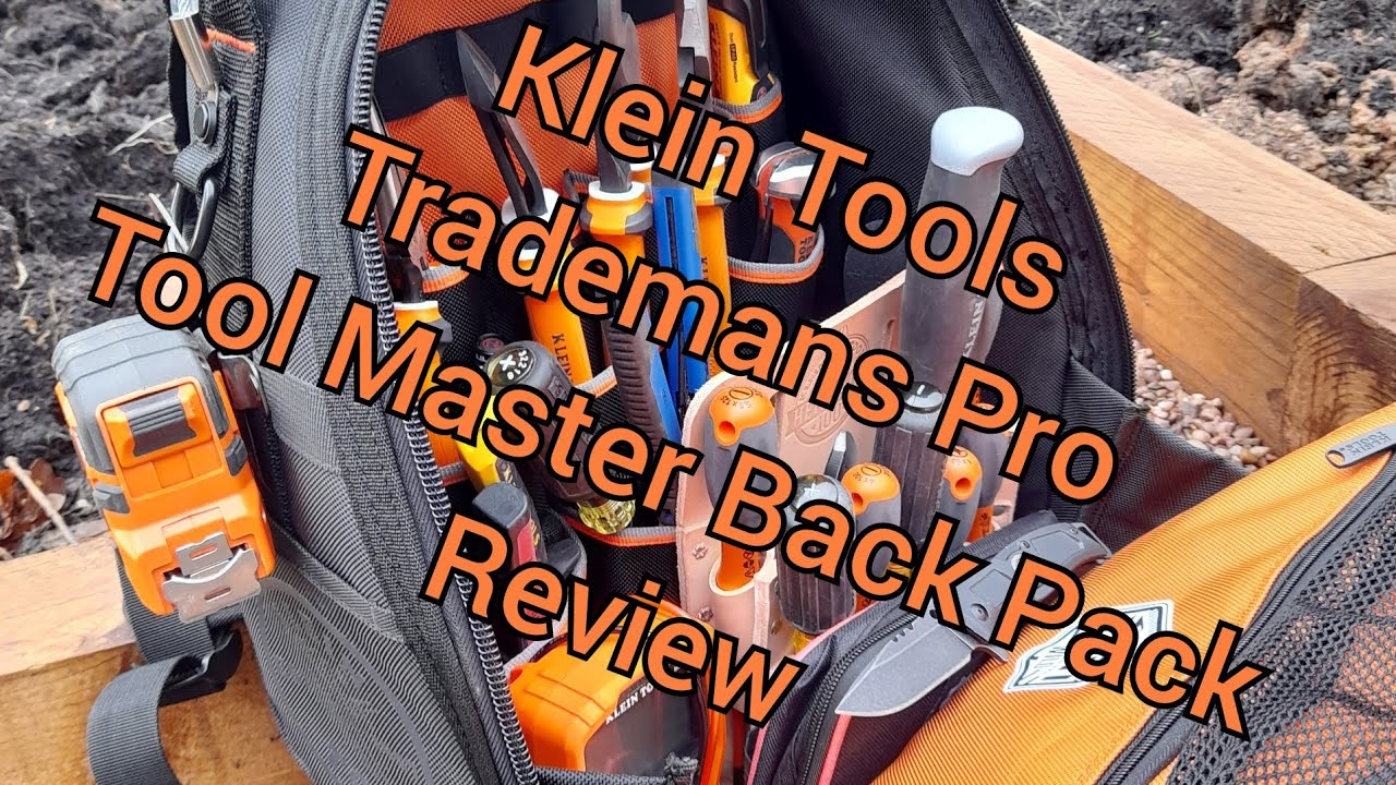Klein Tools trademans pro tool master backpack