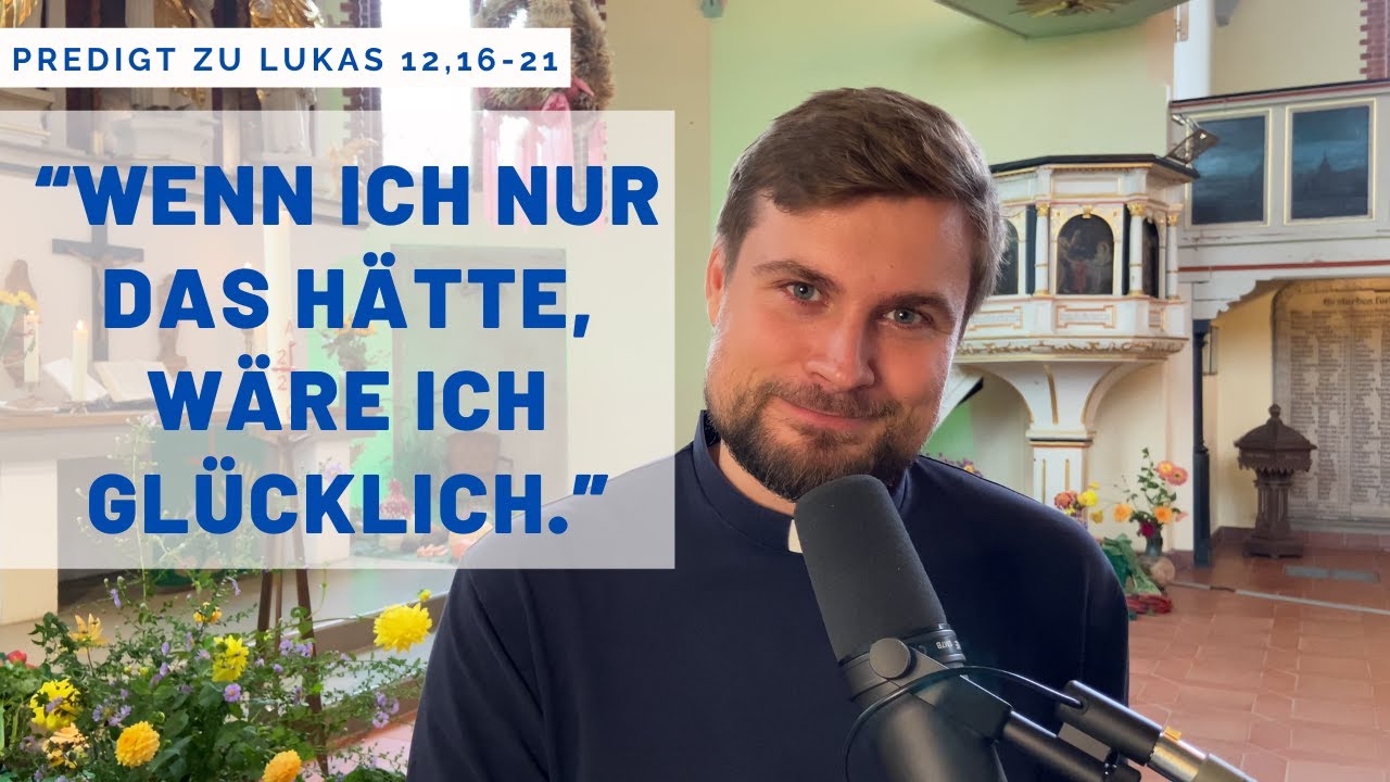 "Wo die Seele Ruhe findet." (Predigt zu Lukas 12,16-21)