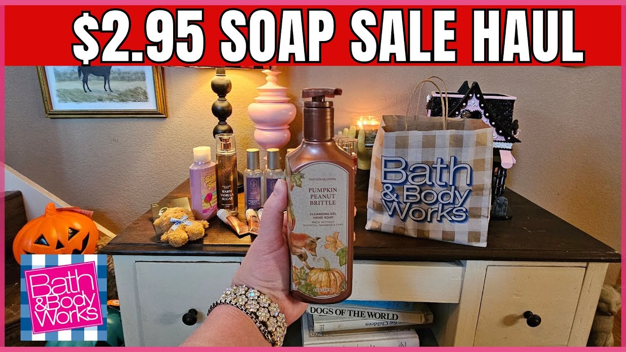 Bath & Body Works $2.95 FALL SOAP SALE HAUL PLUS ONLINE BODY CARE HAUL | TARGET FIND