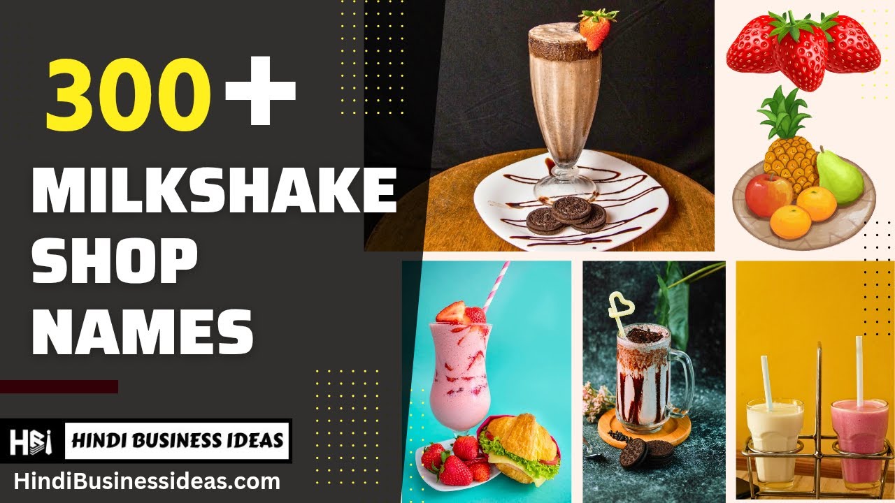 Milkshake Shop Names #milkshake 
