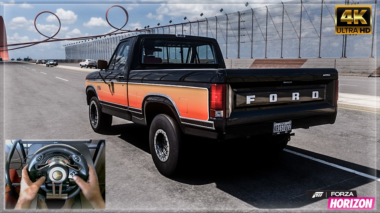 Ford F-150 XLT Lariat - Hot Wheels Race - Forza Horizon 5  Steering Wheel Gameplay