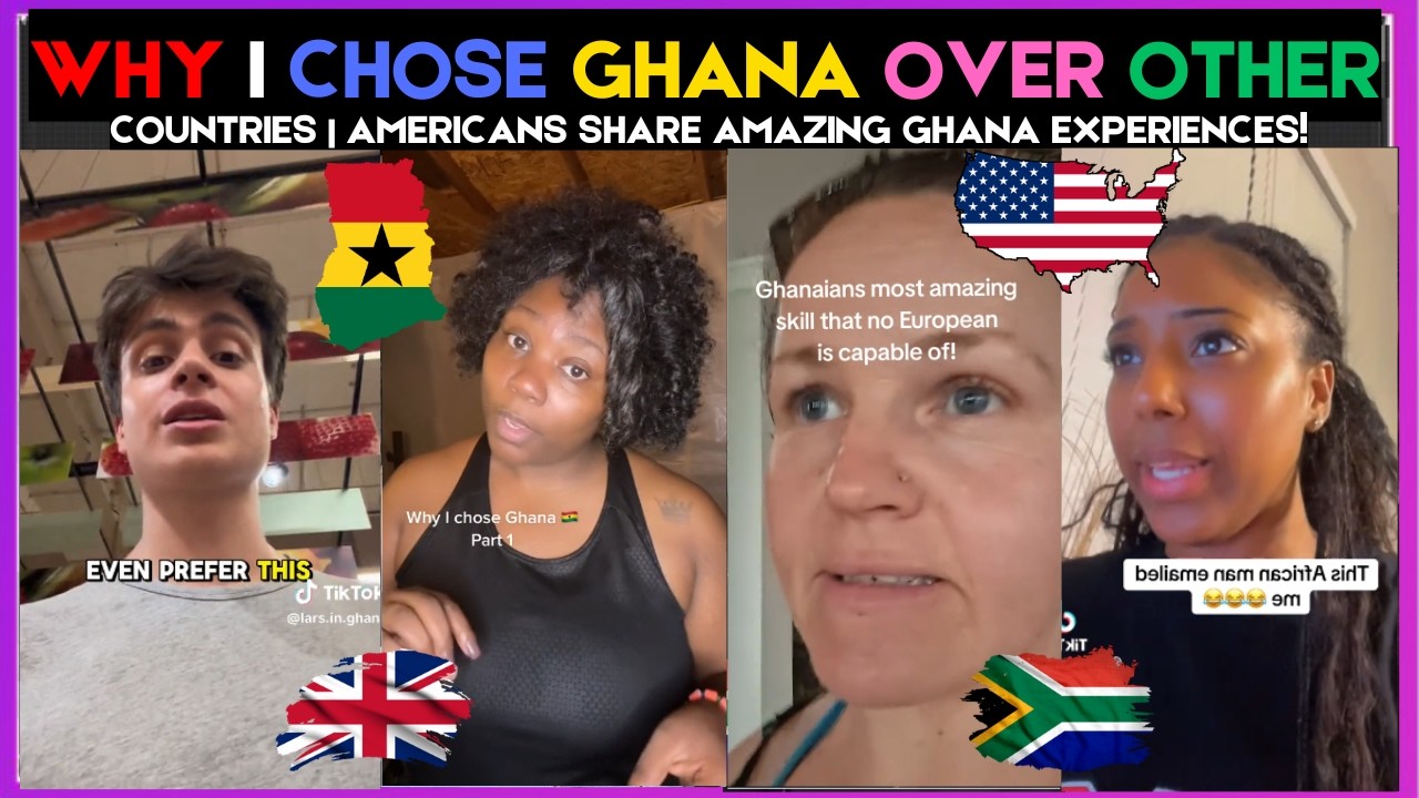 🇬🇭🇺🇸 WHY I CHOSE GHANA OVER OTHER COUNTRIES | AMERICANS SHARE AMAZING GHANA EXPERIENCES | Kamma Dyn