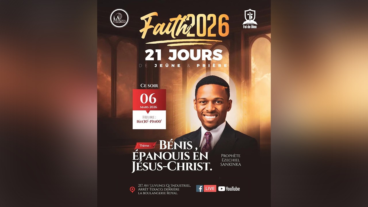 FAITH 2026 - JOUR 19 -  Prophète Ezéchiel Michael SANKINKA