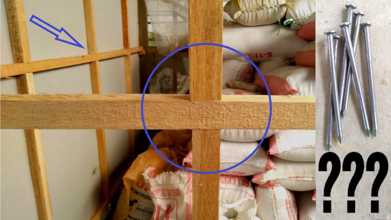 Bagaimana Cara Memaku Di Persilangan ? How To Nail In Crosses? Skil Tukang Kayu