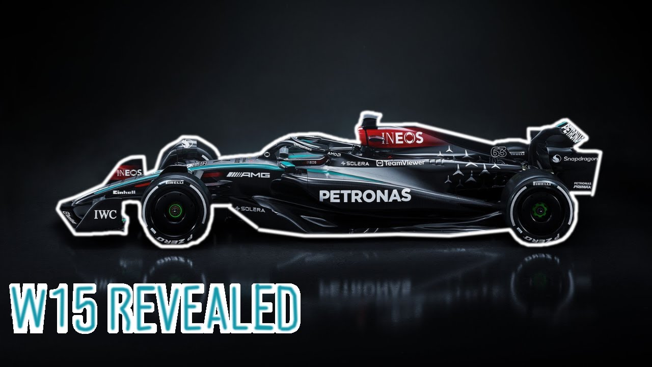 MERCEDES W15 CAR REVEALED SEASON 2024