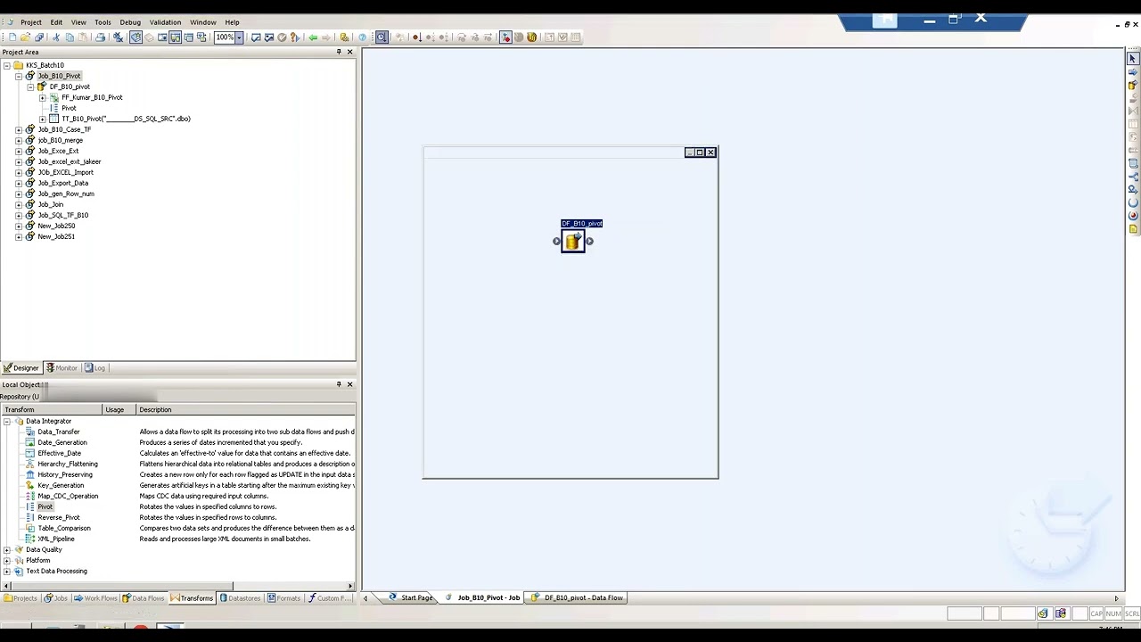 Pivot Transform || SAP BODS || Column to Rows Conversion ||Data Transpose || Data Migration || ETL