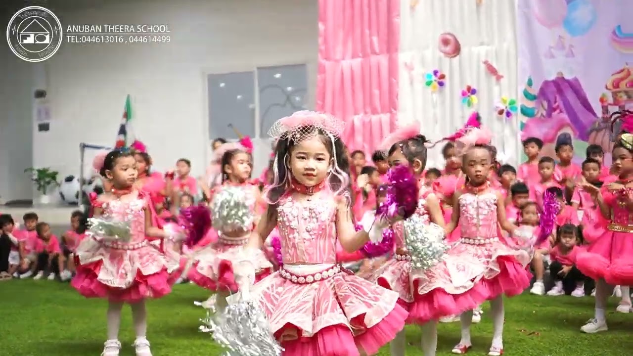 เต้นเชียร์กีฬาสี || PINK UNICORN CANDY  || อนุบาลธีรา - ระดับปฐมวัย