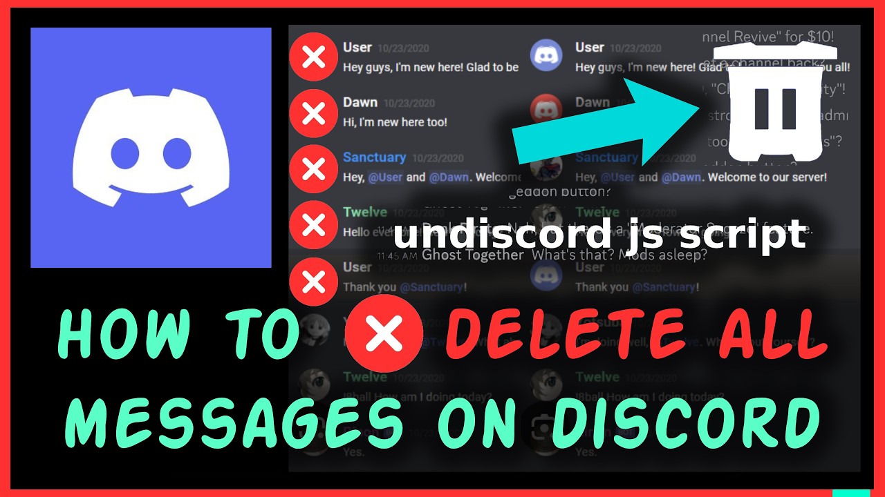 Как удалить все сообщения в Discord | 2025