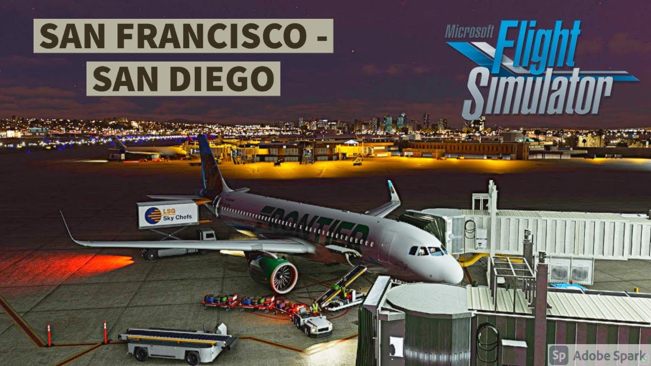 ✈️ MICROSOFT FLIGHT SIMULATOR 2020 | SAN FRANCISCO - SAN DIEGO - FULL FLIGHT - A320NEO  - AcePilotHD