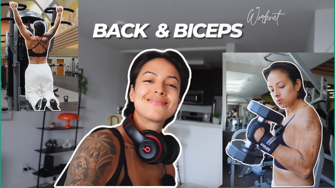 Ésta es mi rutina de BACK & BICEPS | A Hungry Latina