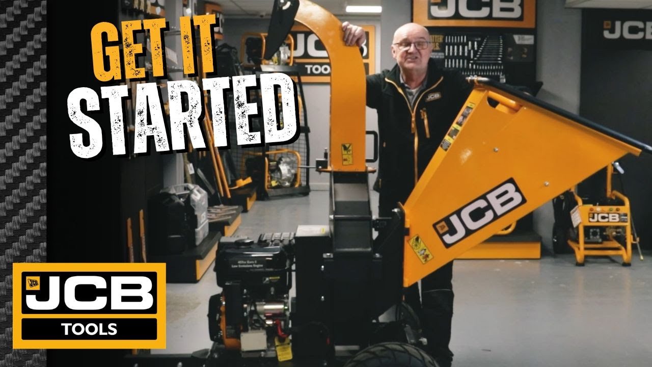 Как начать работу с бензиновым измельчителем древесины JCB-CH150120PE от JCB Tools — советы и рек...