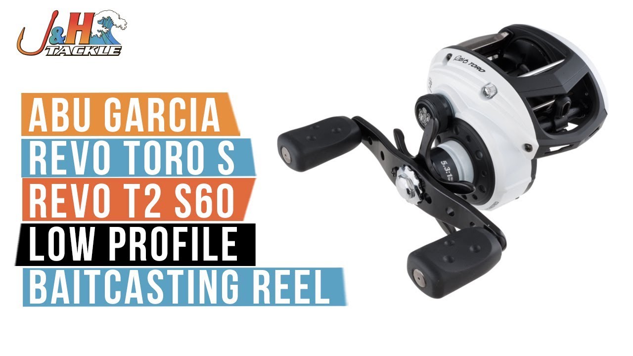 Abu Garcia Revo Toro S REVO T2 S60 Low Profile Baitcasting Reel | J&H Tackle