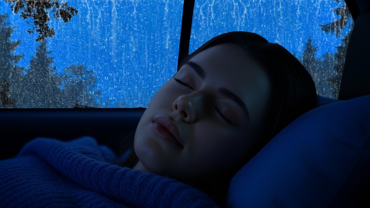 Rain sounds for sleeping - Natural rain and dripping sounds for deep sleep, meditation, study dormir
