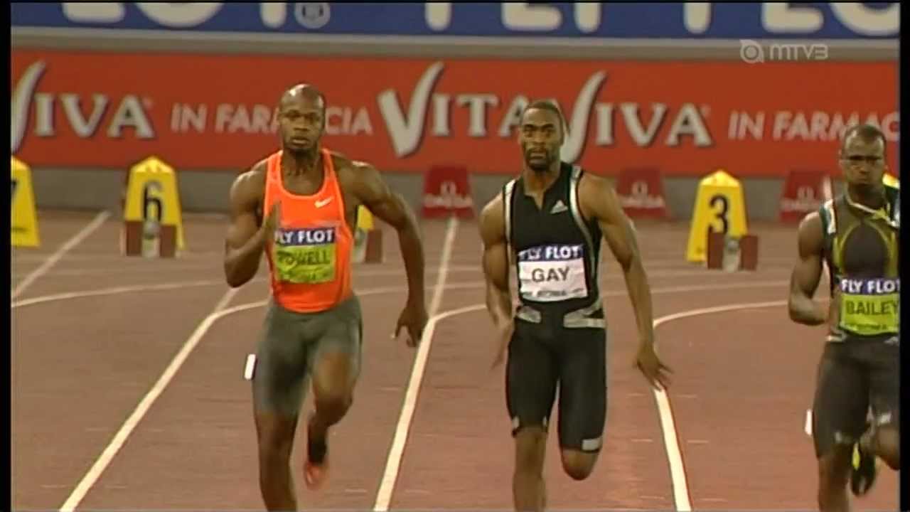100m - Tyson Gay - 9.77 - Golden League Rome 2009