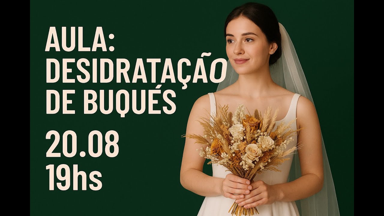 O buquê de noiva desidratado – a técnica mais lucrativa do mercado floral