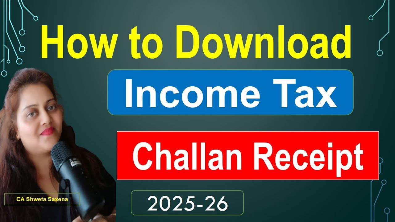 How to download income tax challan 2024-25| Reprint Tax Challan Receipt|Income Tax Challan download|