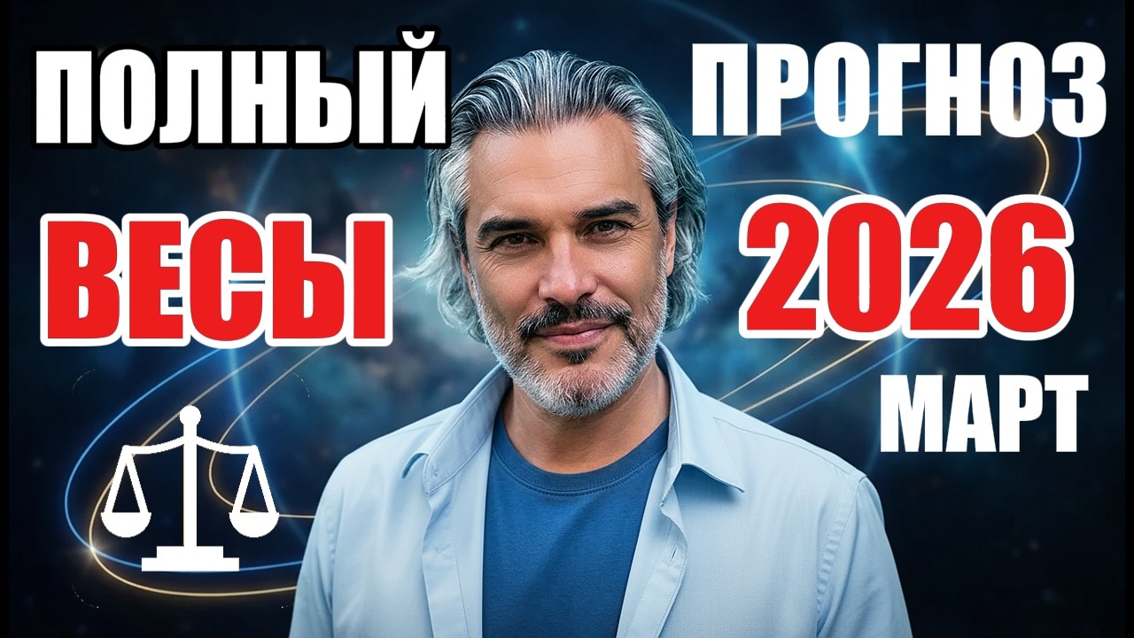ПОЛНЫЙ прогноз март 2026 Весы — сильные и опасные даты