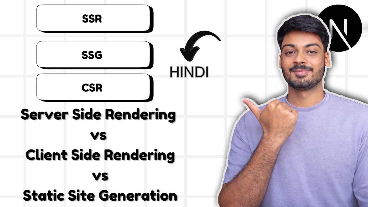 SSR VS SSG VS CSR | A to Z Explanation in Hindi | Next.js Full Stack Development in Hindi