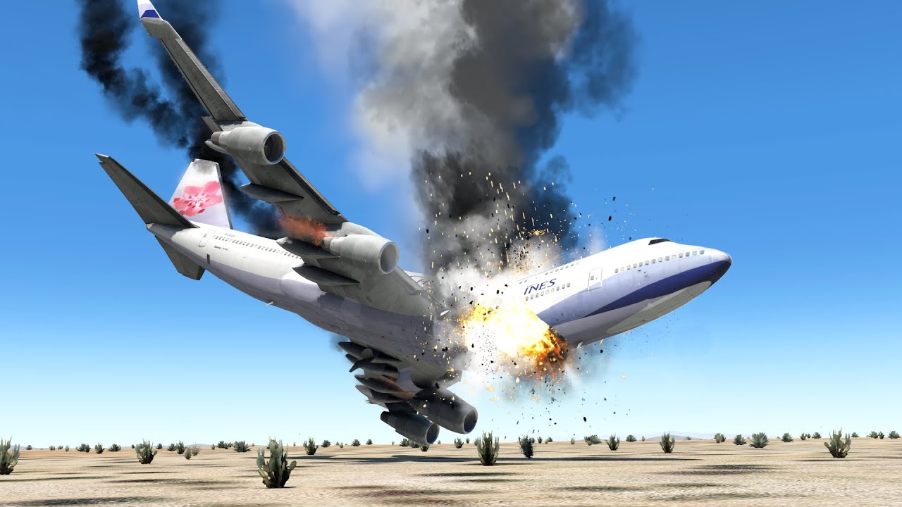 🔴LIVE Air China Boeing 747 Crash LANDINGS |  Live Plane Spotting X-PLANE 11