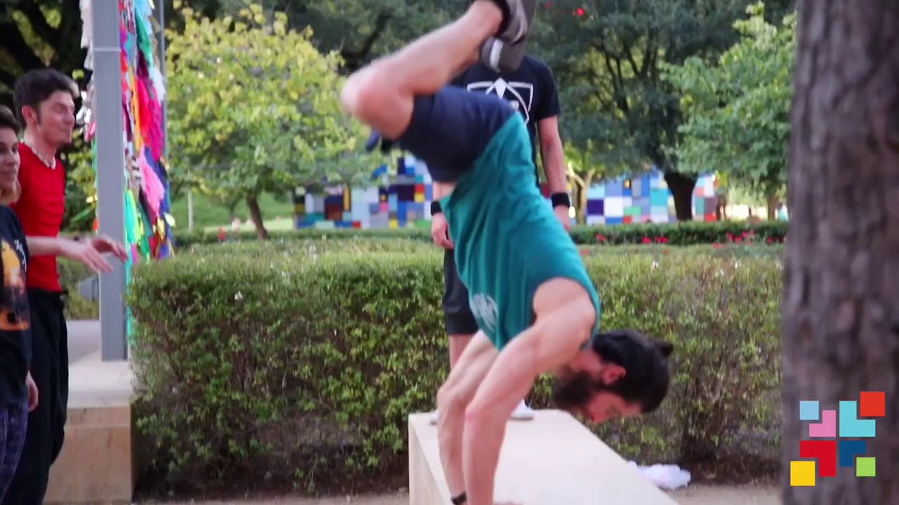Parkour at Discovery Green