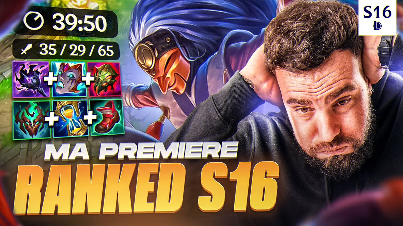 MA PREMIÈRE RANKED EN S16, C'EST DÉJÀ EPIC AHAH
