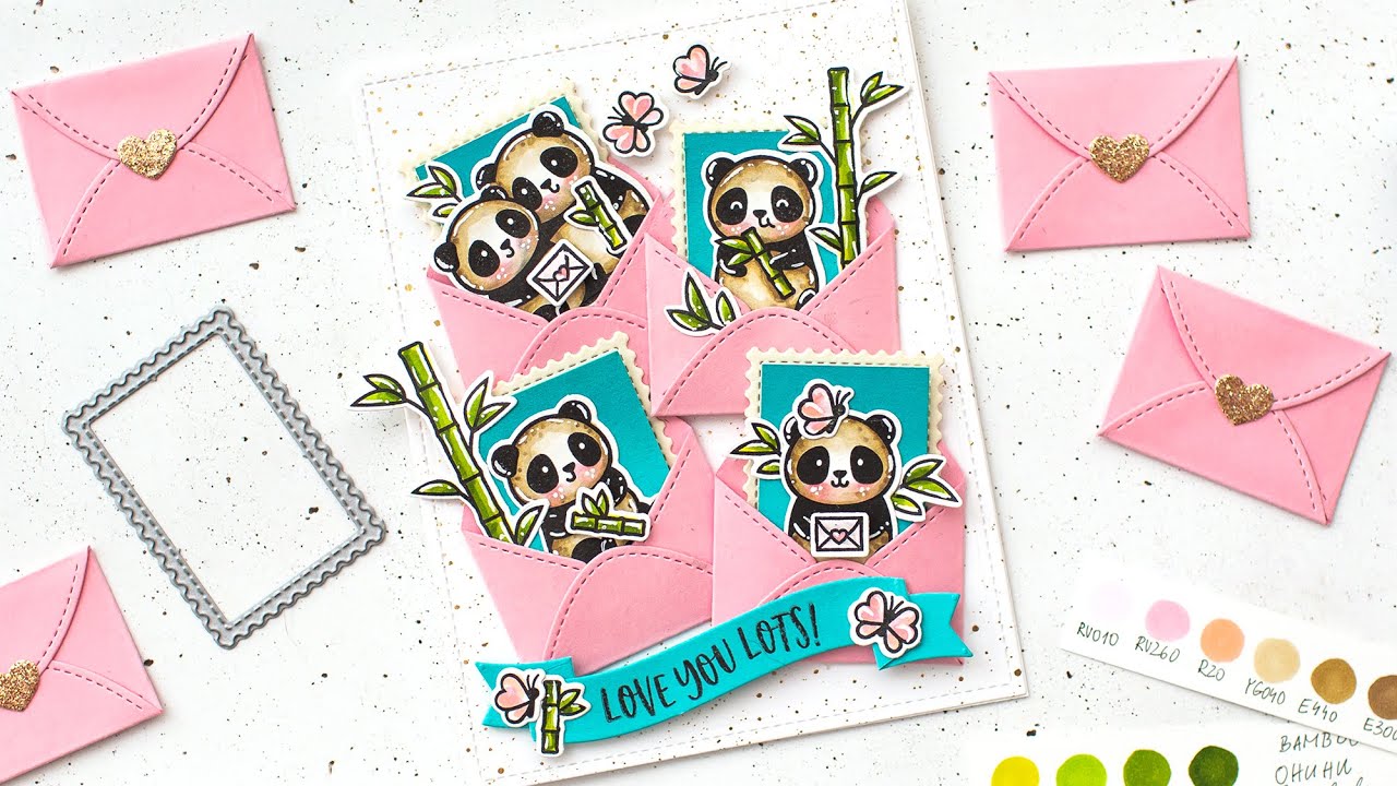 Cute Valetine card with Mona