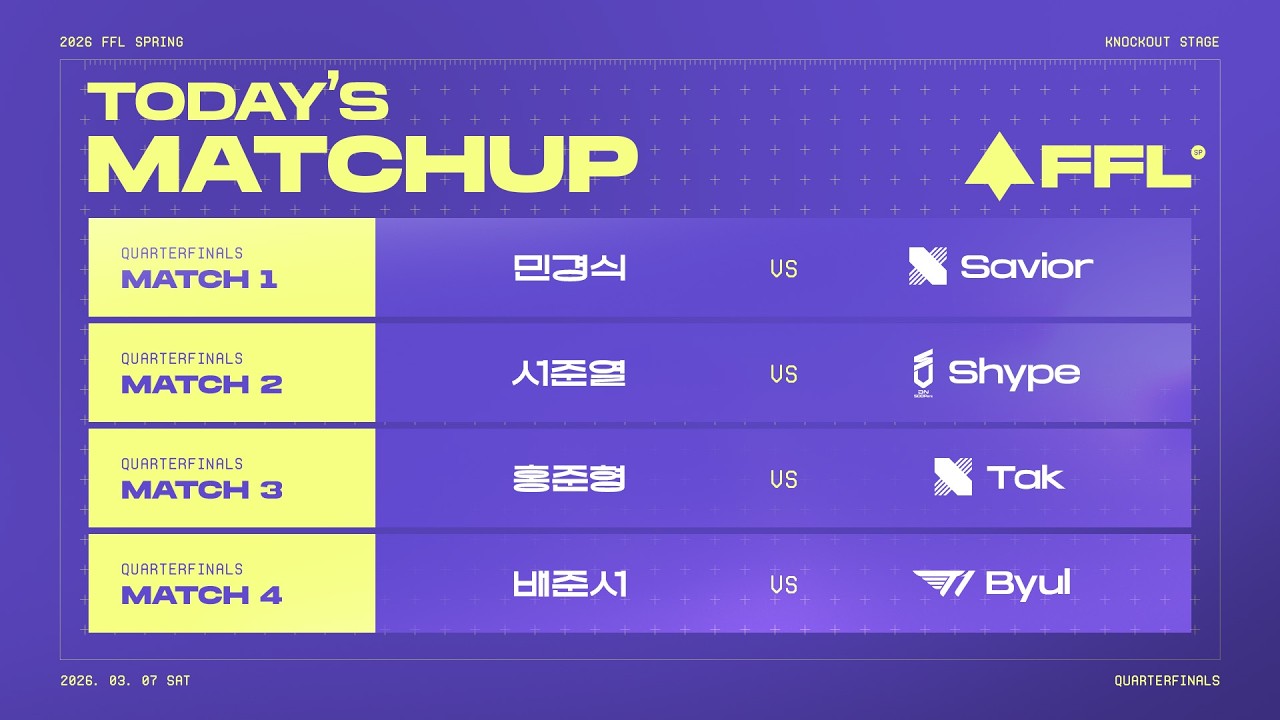 민경식 vs DRX Savior | QUARTERFINALS MATCH 1 | 2026 FFL SPRING | FC 온라인