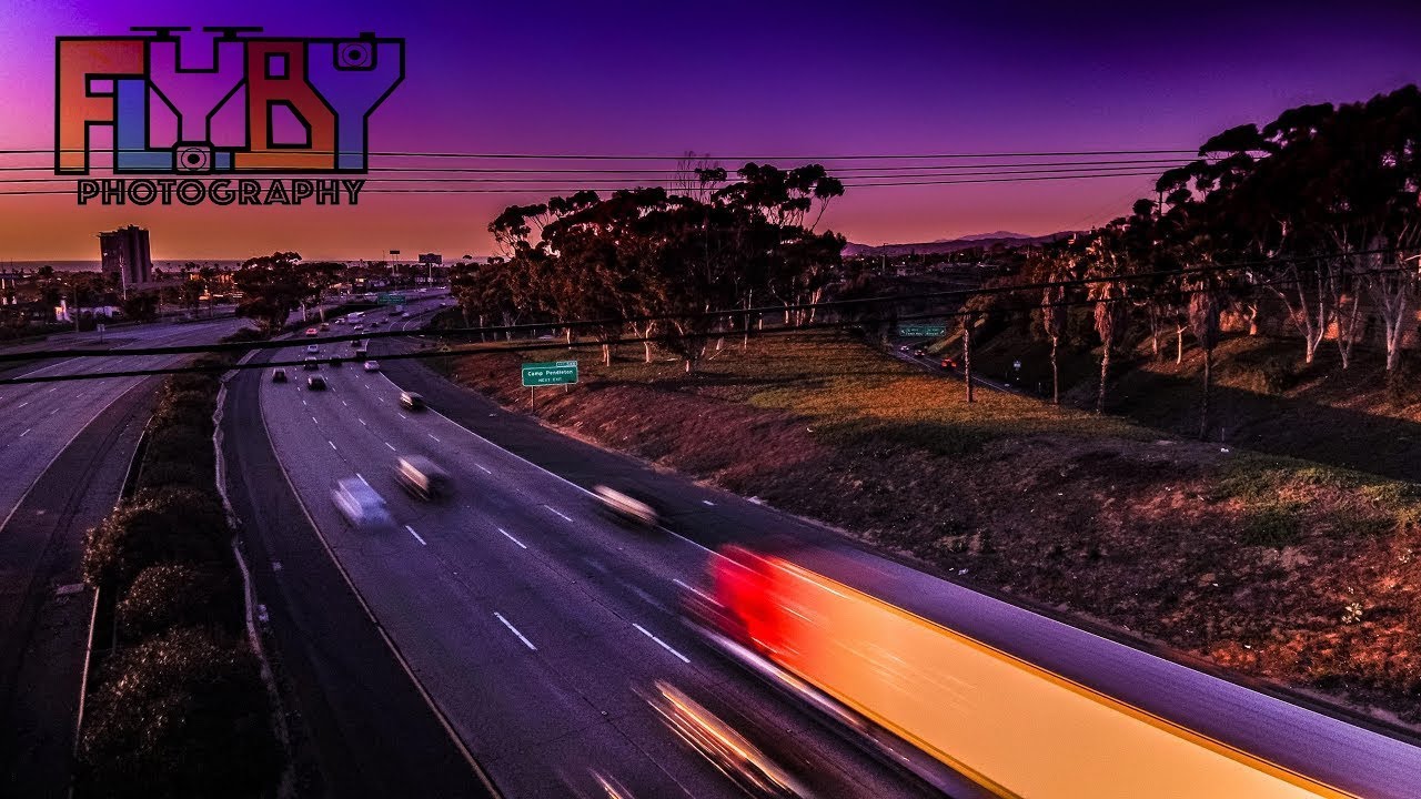 OCEANSIDE Holy Grail TIMELAPSE 4K Off the 5 Freeway OSMO Plus Long Exposure