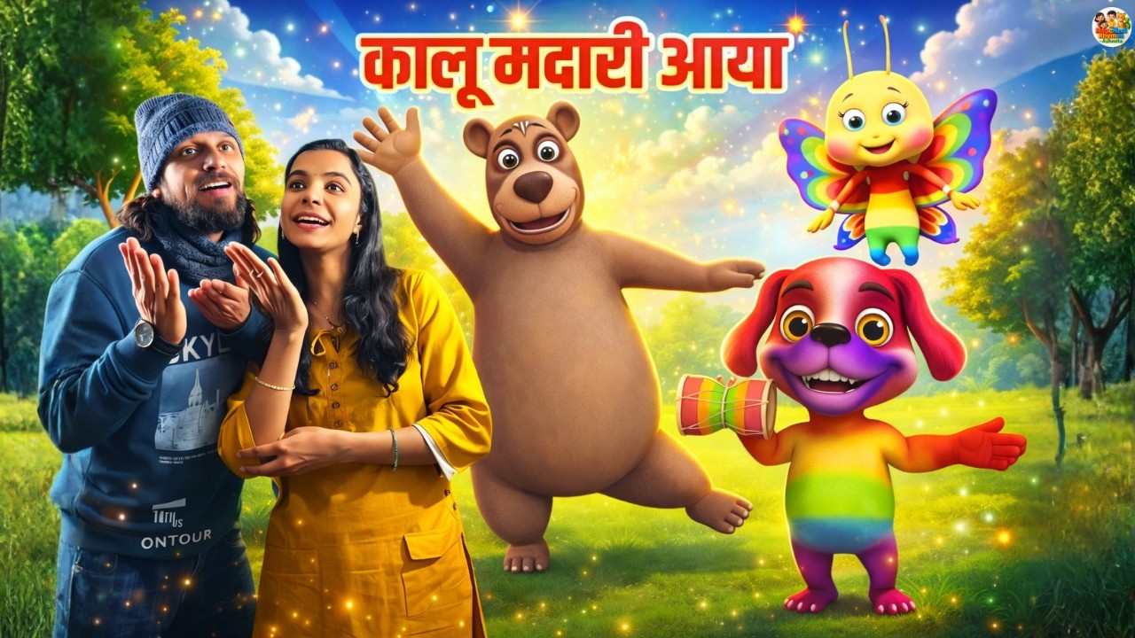 कालू मदारी आया | Kalu Madari Aaya | Hindi Nursery Rhymes | MagicHindiRhymes - Ashmita