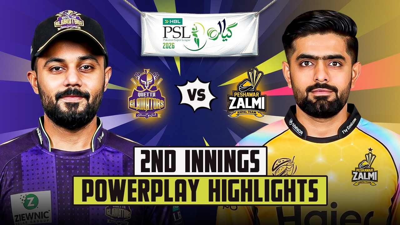 Шоу Бабара и Хариса! 💥 &laquo;Пешавар&raquo; довел счет до 59 в Powerplay 😮&zwj;💨 | HBL PSL 11 | PSL26 | tapmad